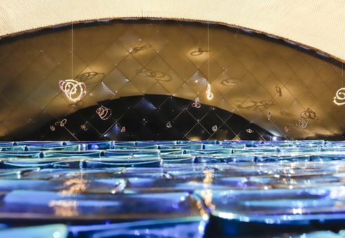 Last days of the exhibition “The Eye of the Night”, by French artist Jean-Michel Othoniel