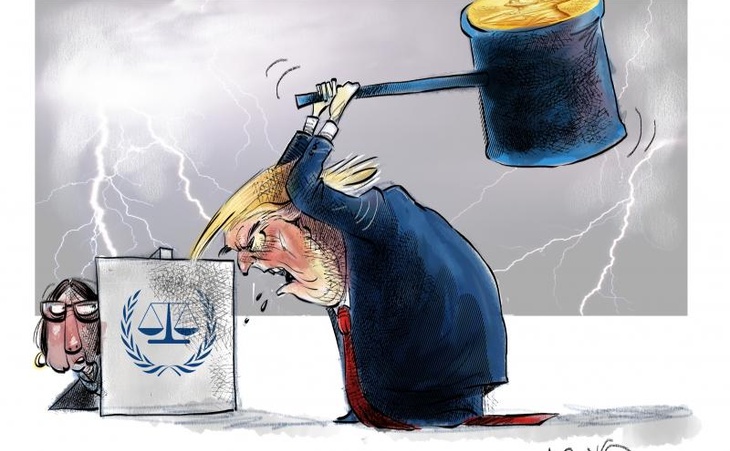 Replica Trump government imposes sanctions against the ICC on the same day as the Nobel Peace Prize for its former judge Pillay