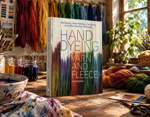 Hand Dyeing Yarn and Fleece: Dip-Dyeing, Hand-Painting, Tie-Dyeing, and Other Creative Techniques by Gail Callahan