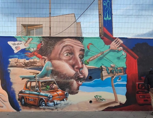 Galería de arte callejero de Nauni - España