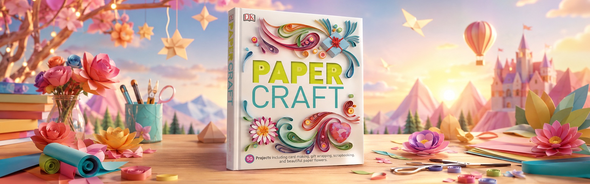 PAPER CRAFT | 50 projetos, incluindo confecção de cartões, embrulho para presentes, scrapbooking e belas flores de papel