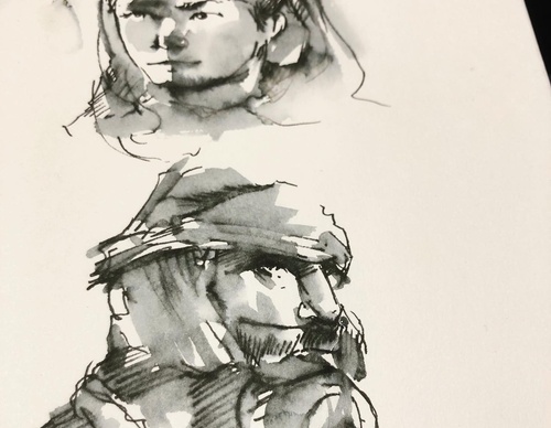 Gallery Of WaterColor Painting By Xavier Palau Blacio - Argentina