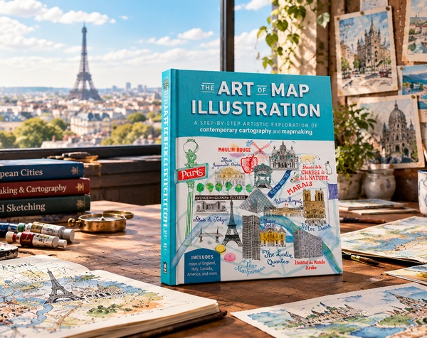 The Art of Map Illustration: A Step-by-Step Artistic Exploration of Contemporary Cartography and Mapmaking by James Gulliver Hancock