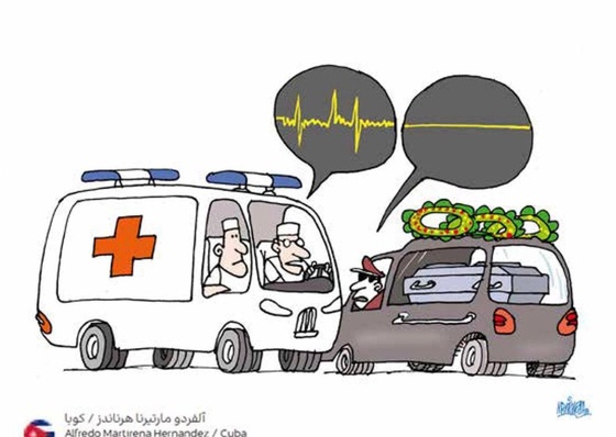 Gallery of cartoon by Alfredo Mrtirena Hernandez -Cuba