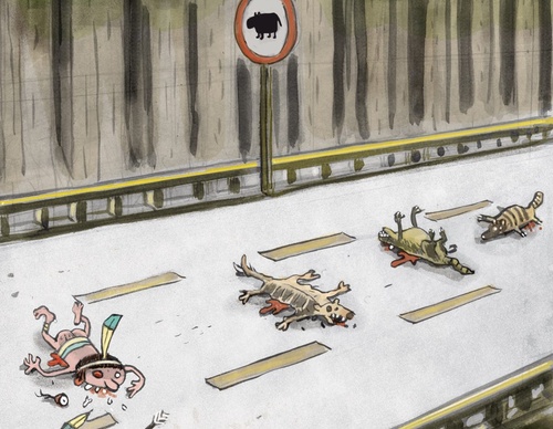 Galería de caricaturas de Arnaldo Angeli Filho-Brasil