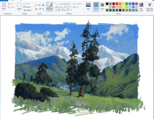Gallery Of Drawing With Windows Paint By Christian Young - USA_1