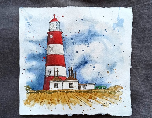 Galeria de pinturas em aquarela de Kalliopi C - Escócia