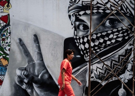 Arte em solidariedade com a luta do povo palestino