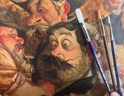Gallery of drawing and caricature by Thomas Fluharty - USA 2