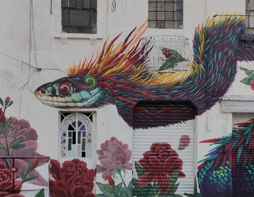 Galería de arte callejero de Nashi Bime - México