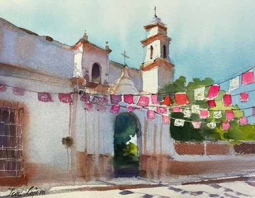 Galeria de pinturas em aquarela de Tere Lojero – México