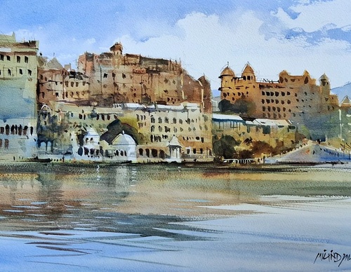 Gallery Of Watercolor Painting By Milind Mulick - India