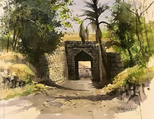 Gallery Of Watercolor Painting By Milind Mulick - India