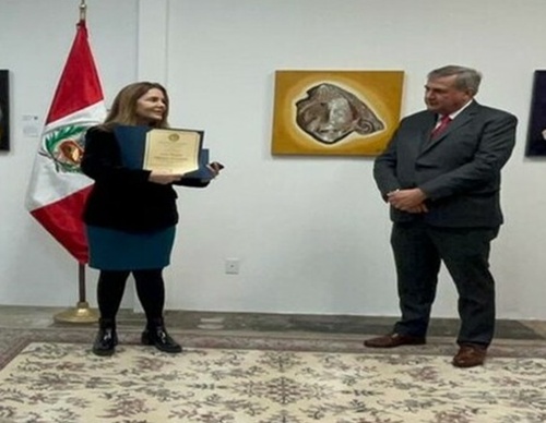 Exhibición pictórica sobre la civilización Caral en la Bahía de San Francisco