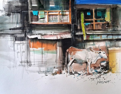 Gallery Of Watercolor Painting By Milind Mulick - India