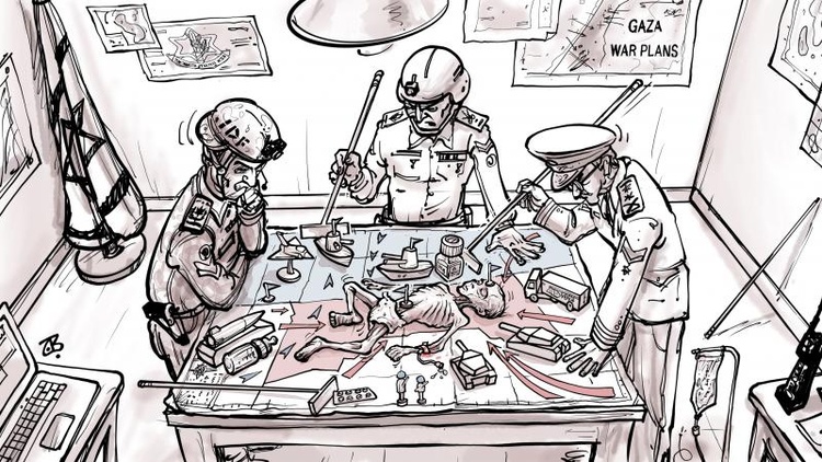 ¡Planes de guerra en Gaza!