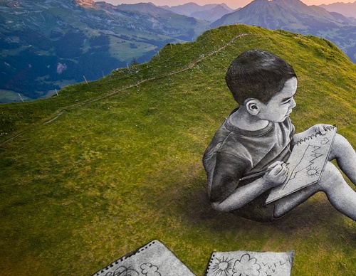 Gallery Of Street Art By Saype - France
