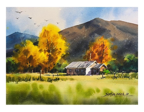 Gallery Of WaterColor Painting By Sofia Wu Mei - China
