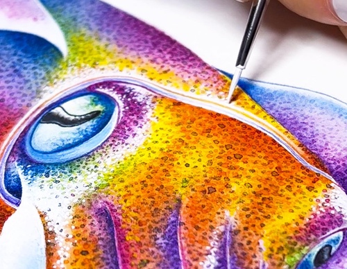 Gallery Of Realistic Painting By Janavi Kramer - British