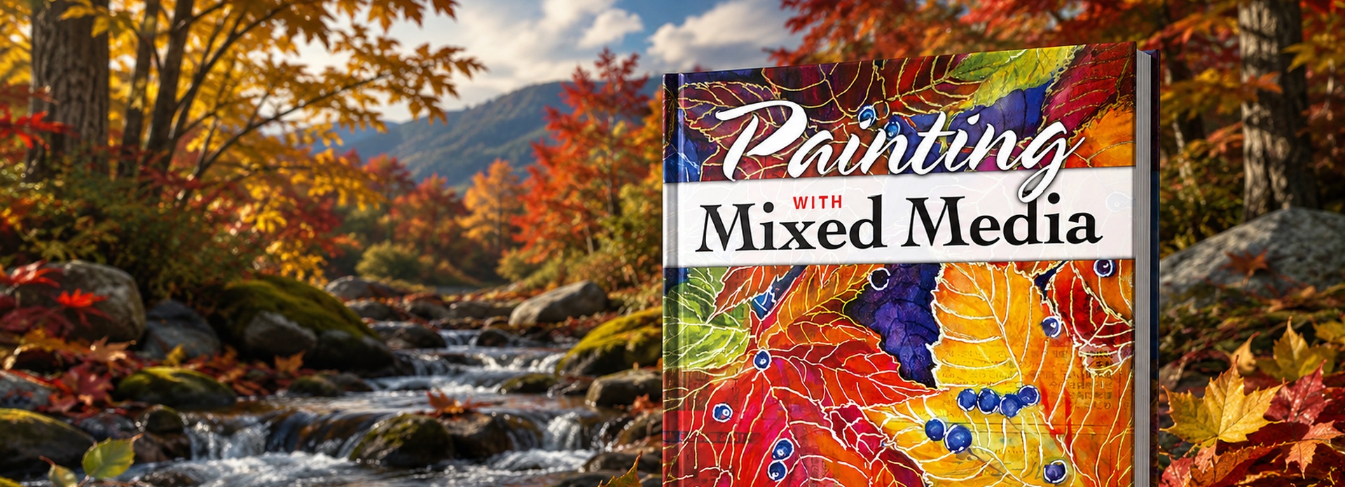 Painting with Mixed Media by Paula Guhin
