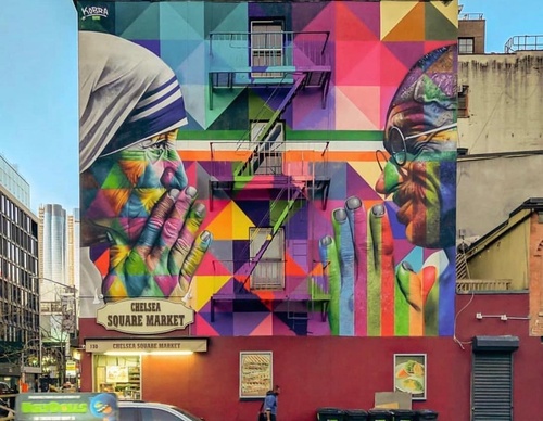 Gallery of street painting by Eduardo Kobra - Brazil