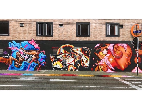 Galería de arte callejero de Paulo Villegas - México