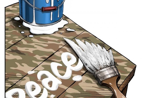 Peace on the war table