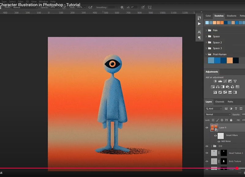 Create A Character Illustration (Photoshop Tutorial)