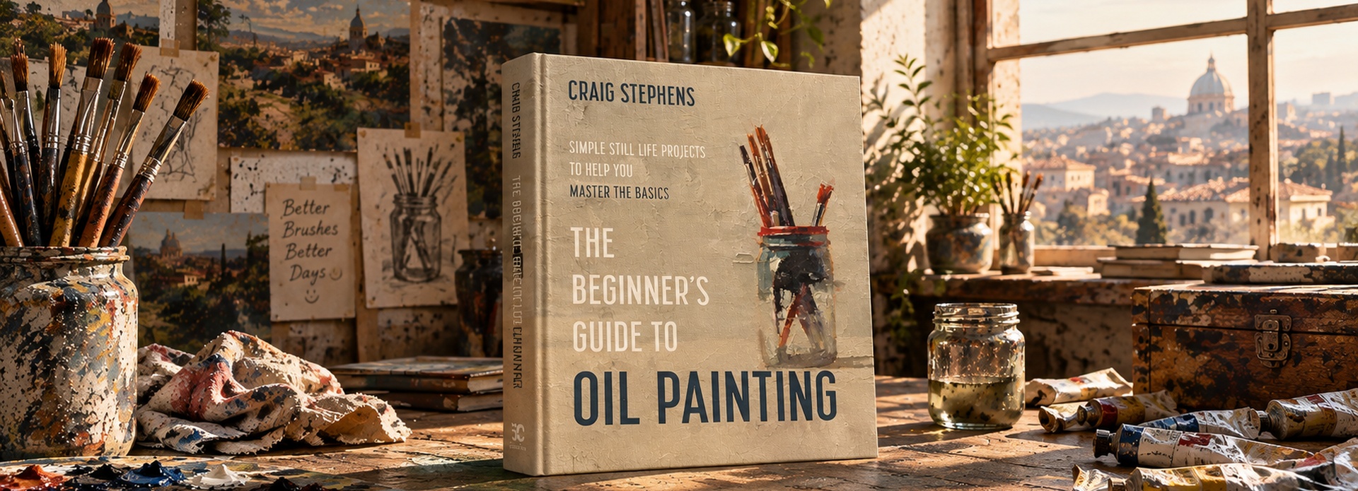 The Beginner’s Guide to Oil Painting: Simple Still Life Projects to Help You Master the Basics by Craig Stephens