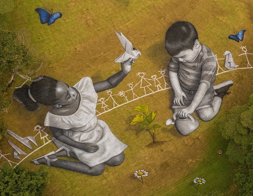 Gallery Of Street Art By Saype - France