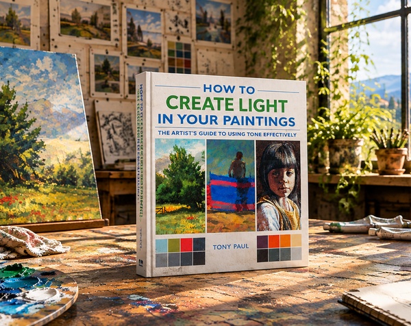 How To Create Light In Your Paintings: The Artist’s Guide To Using Tone Effectively by Tony Paul