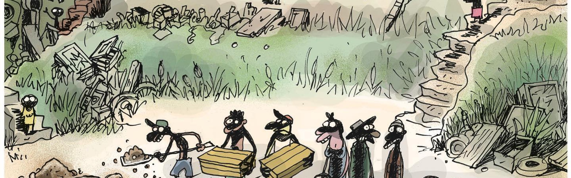 Galería de caricaturas de Arnaldo Angeli Filho-Brasil