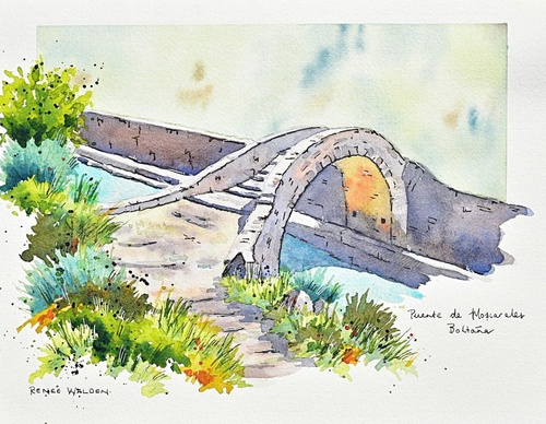 Gallery Of WaterColor Painting By Renee Walden - Spain