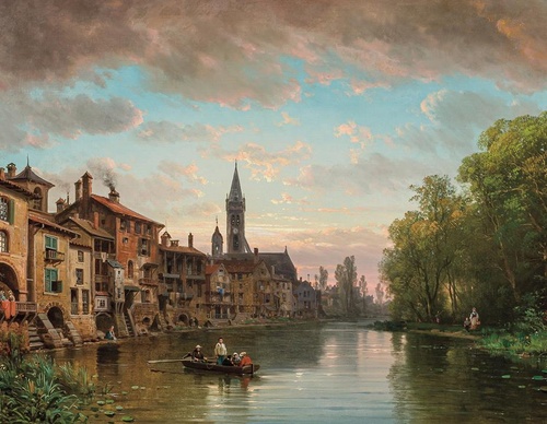 Gallery Of Painting By Charles Kuwasseg-France