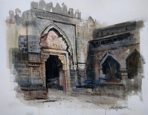 Gallery Of Watercolor Painting By Milind Mulick - India