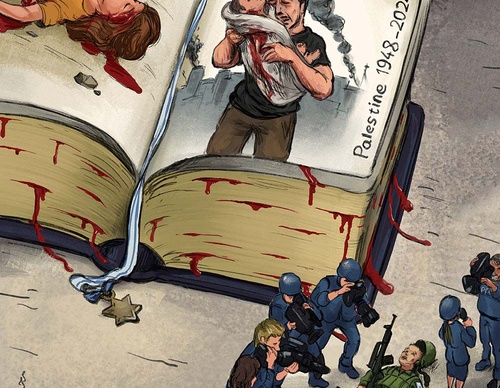 holocide cartoon