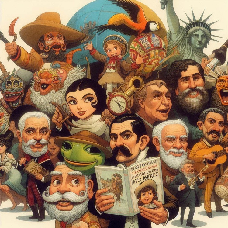 history of caricature in latin america