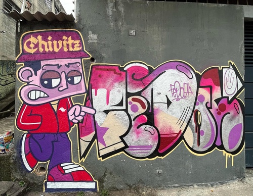 Galeria De Arte De Rua De Chivitz - Brasil