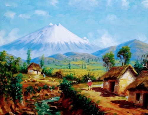 Gallery Of Painting By Oswaldo Moncayo-Ecuador