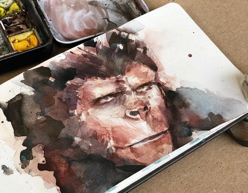 Gallery Of WaterColor Painting By Xavier Palau Blacio - Argentina