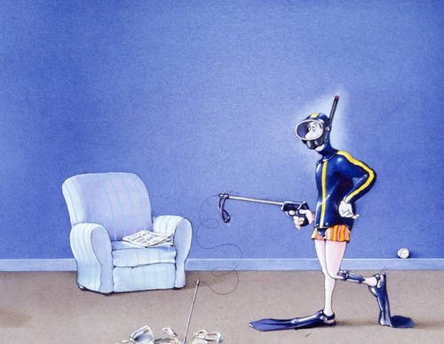 Gallery of humor artworks by Roger Blachon - France