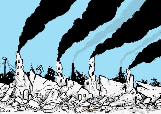 Development in Times of War The only industry that flourishes in times of war is the industry of death and destruction.