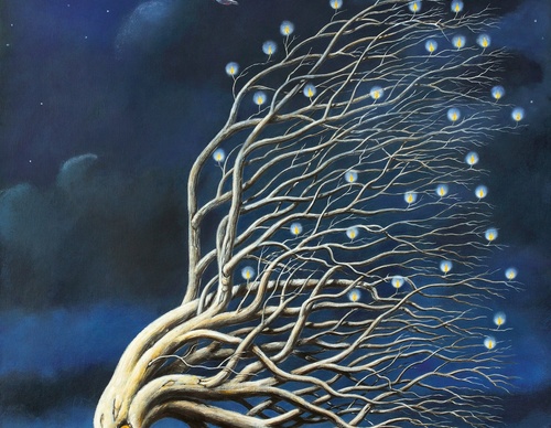 Gallery of humor painting by Rafal Olbinski - Poland