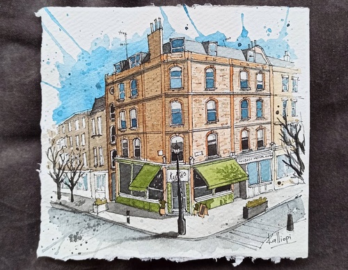 Galeria de pinturas em aquarela de Kalliopi C - Escócia