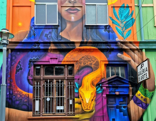 Galería de arte callejero de Kevin Galassi - Chile