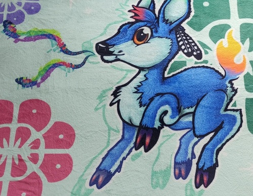 Galería de arte callejero de Nashi Bime - México