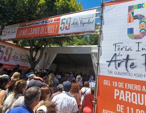 La tradicional Feria Internacional del Arte Popular de Concepción