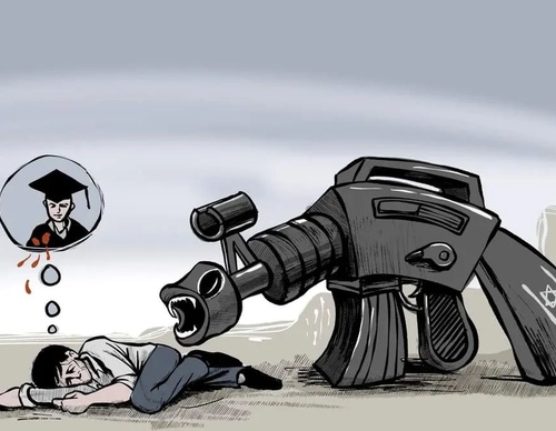 Gallery of Cartoon by Mohammad Sabaaneh-Palestine