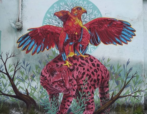 Galería de arte callejero de Nashi Bime - México