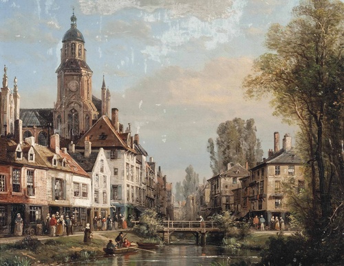 Gallery Of Painting By Charles Kuwasseg-France